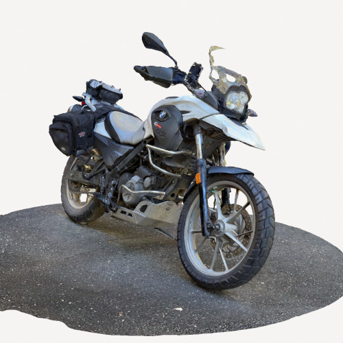 BMW G650GS 3D scan