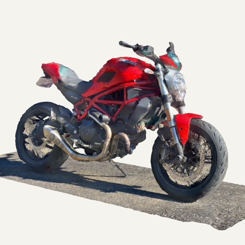 Ducati Monster 797 3D scan