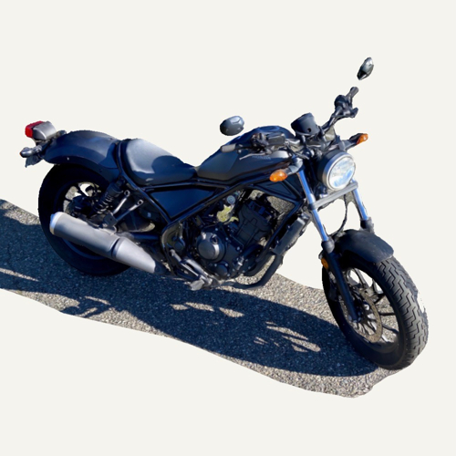 Honda Rebel 300 3D scan